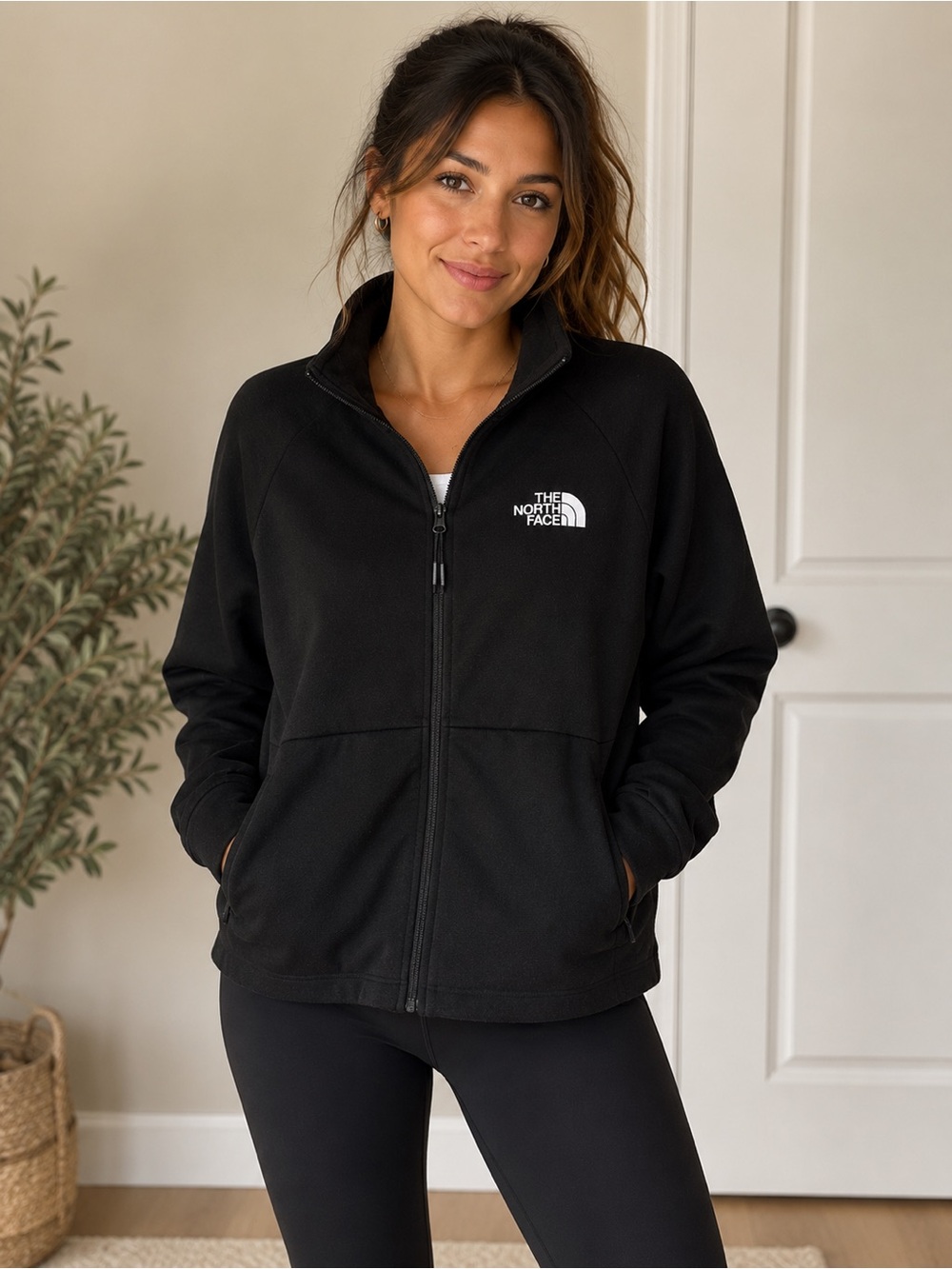 The North Face Black Full-Zip Women's Jacket